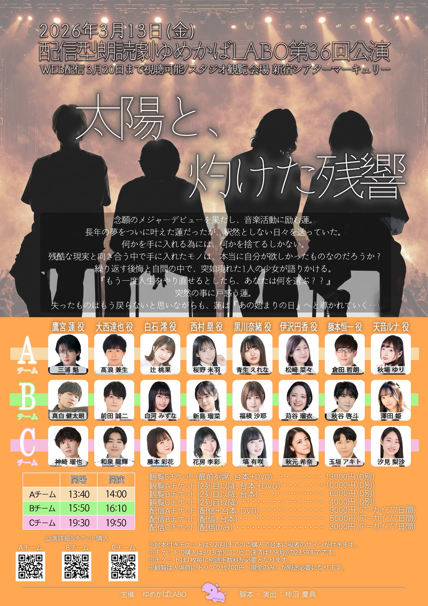 『太陽と、灼けた残響』【Aチーム】