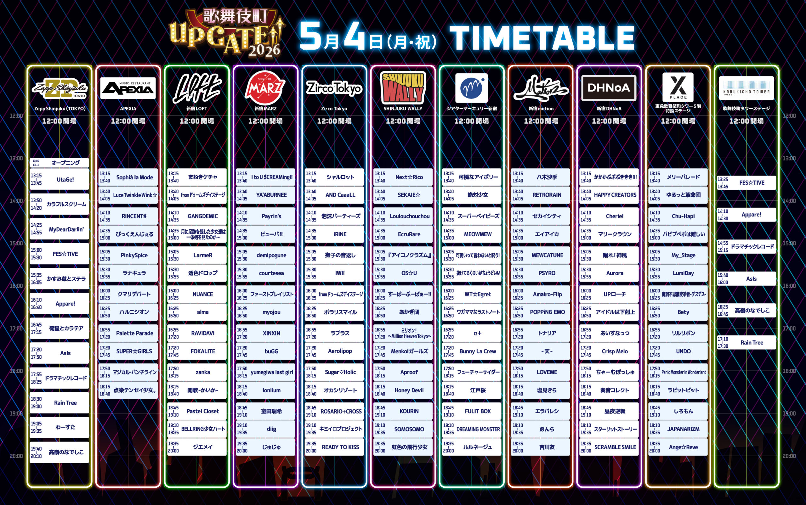 歌舞伎町UP GATE↑↑2026