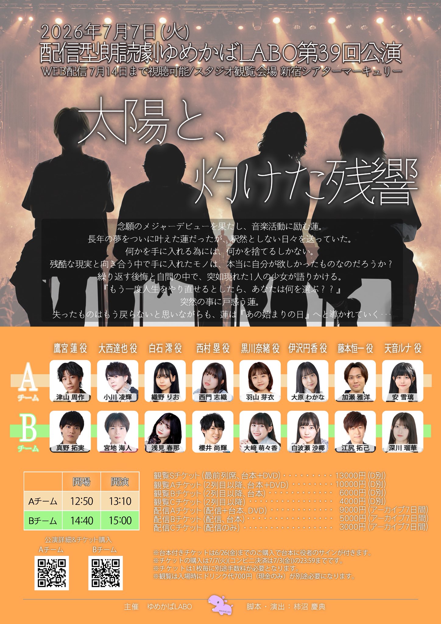 『太陽と、灼けた残響』【Aチーム】